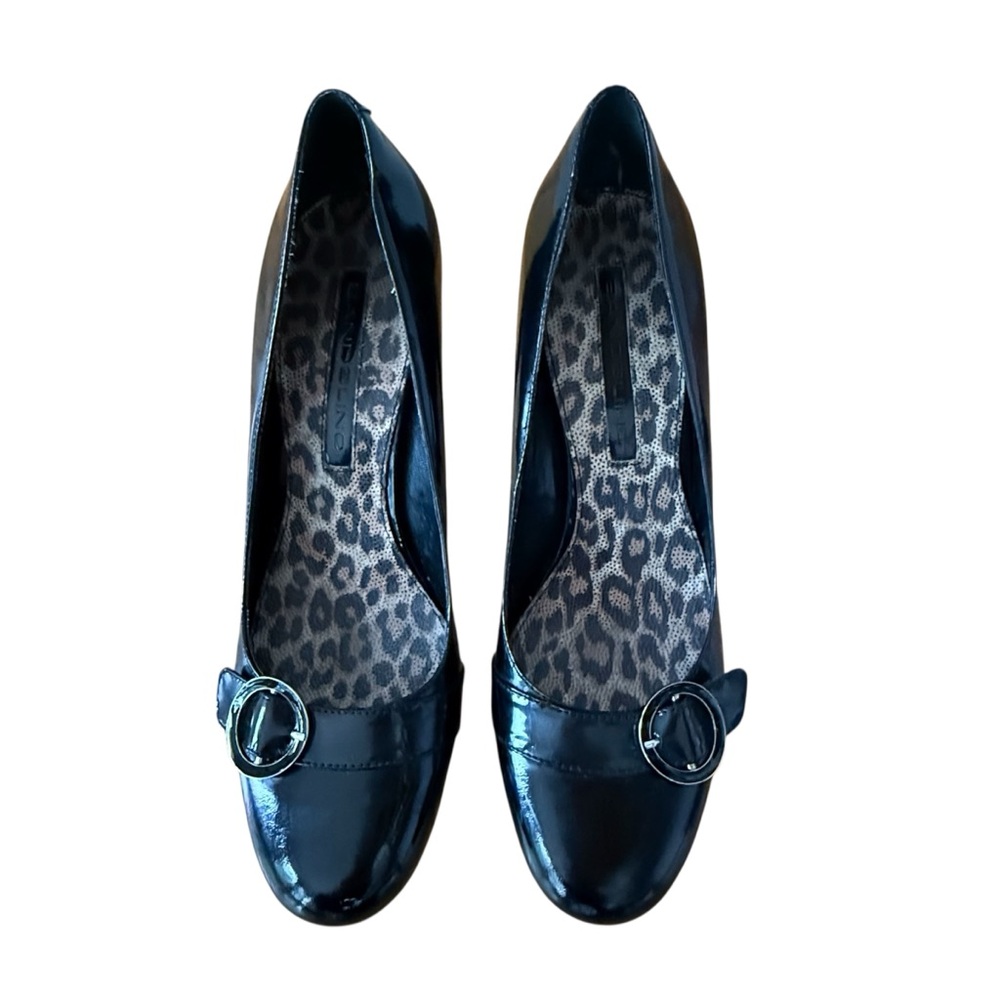 Bandolino BD Caralyn Black Patent‎ Heels Size 7
